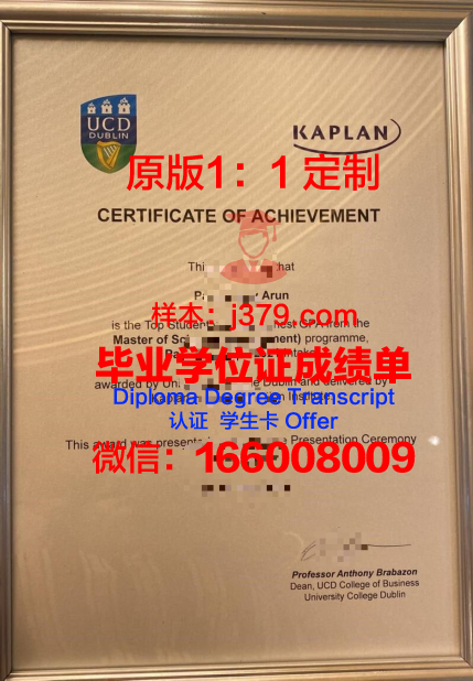 都柏林理工大学毕业证成绩单：承载荣誉与努力的证明