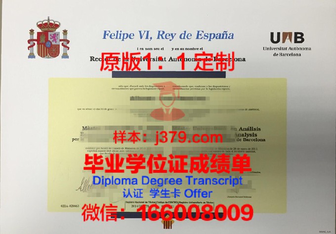 巴塞罗那大学毕业证书图片模板(巴塞罗那大学本科申请条件)